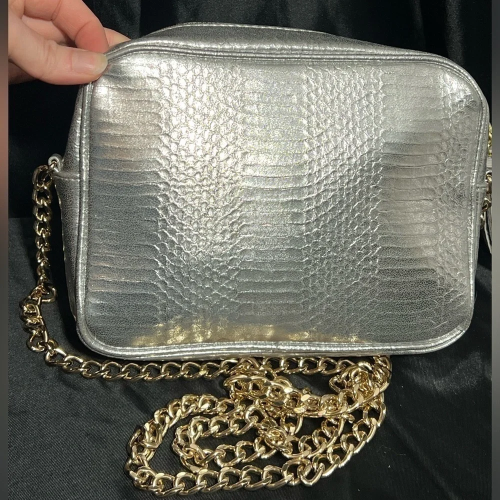 Victorias Secret - Women’s Silver Crossbody Purse